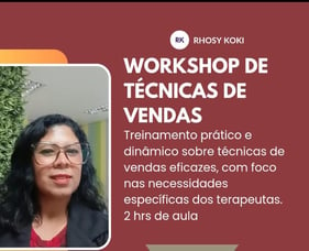 Workshop de vendas para Terapeutas