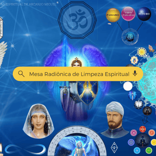 Mesa Radiônica de Limpeza Espiritual de Arcanjo Miguel