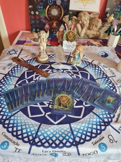 Mandala Angelical com os 22 Arcanos