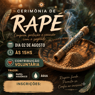 Cerimonia de rapé