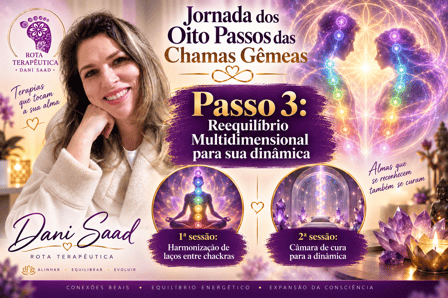 Jornada dos 8 passos das CHAMAS GÊMEAS - Passo 3/Reequilíbrio Multidimensional da Dinâmica