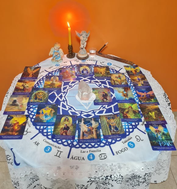 Sessão Mandala Angelical com Taro dos Anjos