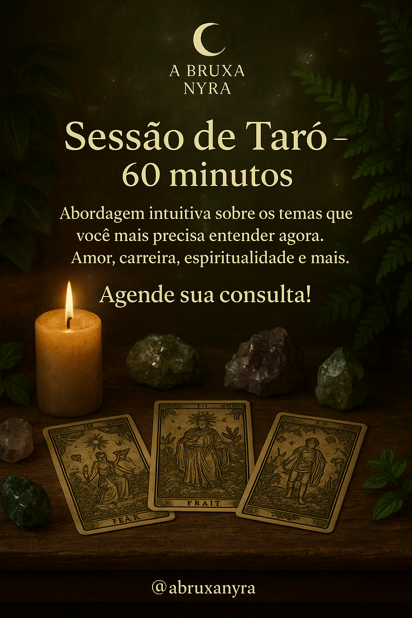 Leitura de tarot - 60 minutos