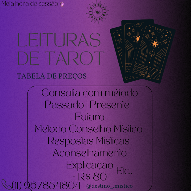 Consultas explicativas de tarot, perguntas respondidas