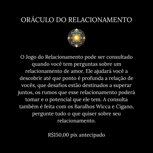 Oráculo do Relacionamento