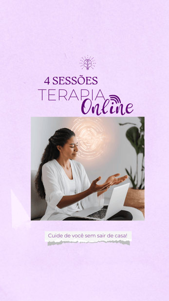 Cuide de sua MENTE, cuide de VOCÊ. Terapia 4 sessões