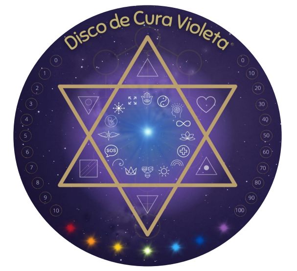 Sessão Mesa Radiônica à Distância - Disco de Cura Violeta®