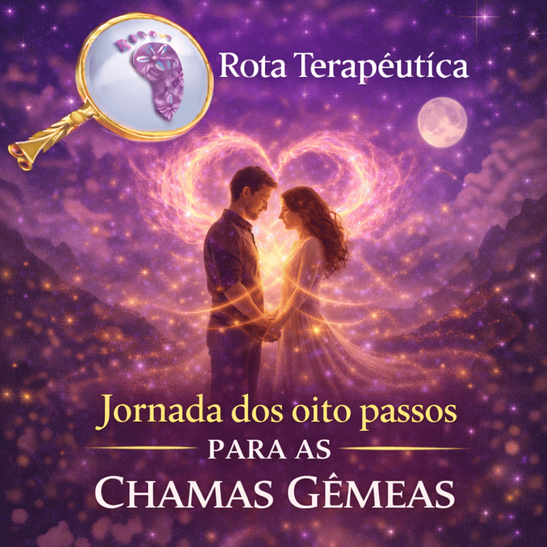 Jornada dos 8 passos das CHAMAS GÊMEAS - Passos 1, 2, 3 e 4