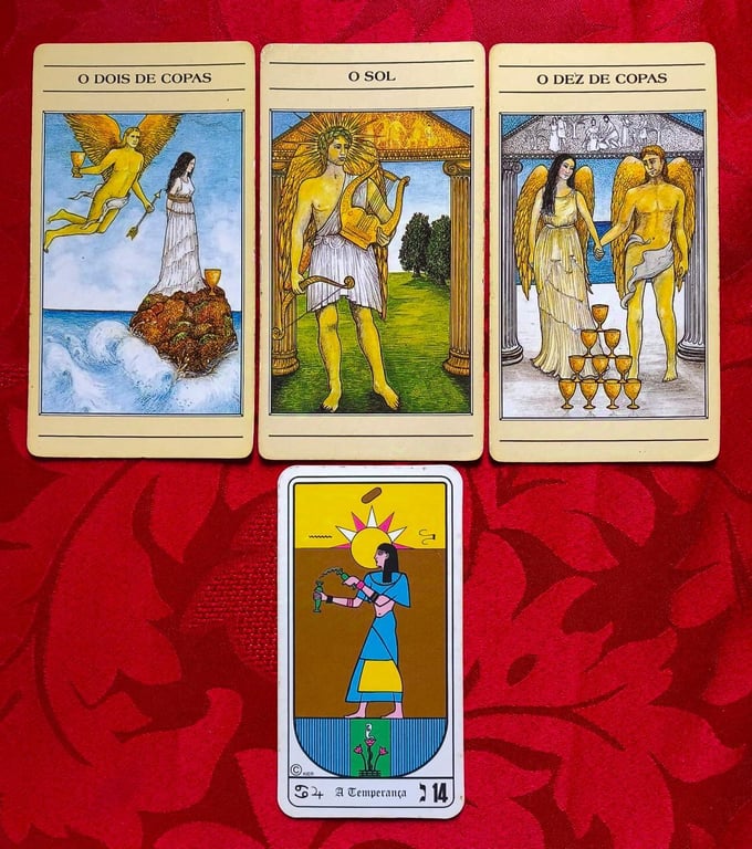 Pergunta de Tarô Personalizada: Detalhada, com 3 Cartas e Energia Geral